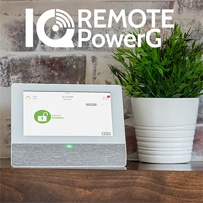 IQ Remote PowerG home security control panel