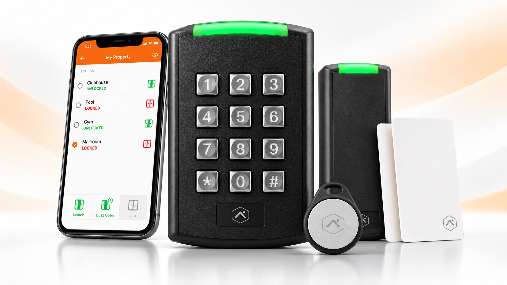 Alarm.com access control system